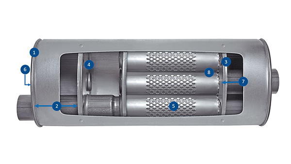 Walker Exhaust Quiet-Flow SS